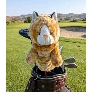 Daphne's Tabby/Calico Cat Driver Headcover Premium Nice Golf